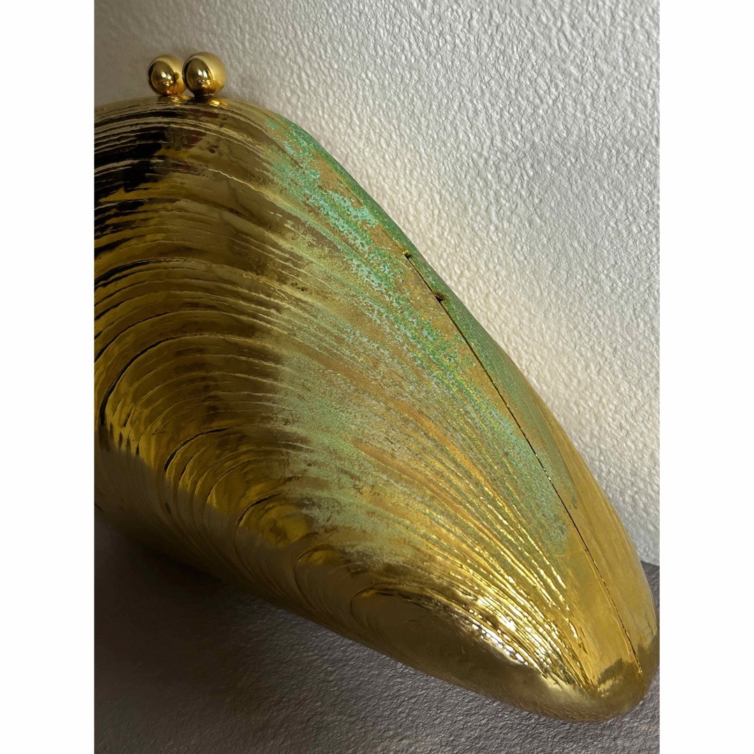 ショルダーバッグ　ヴィンテージ　アンティーク　ゴールド　貝殻　　クラシカル 1