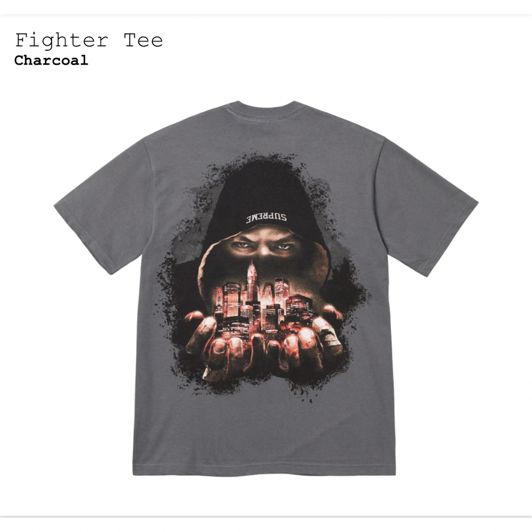 Supreme Fighter Tee charcoal