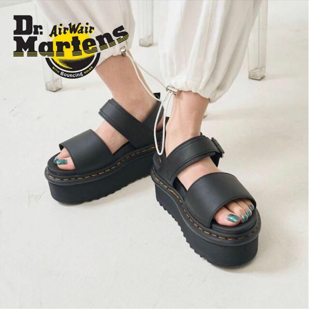 【送料無料】Dr.Martens VOSS QUAD 厚底サンダル レディース