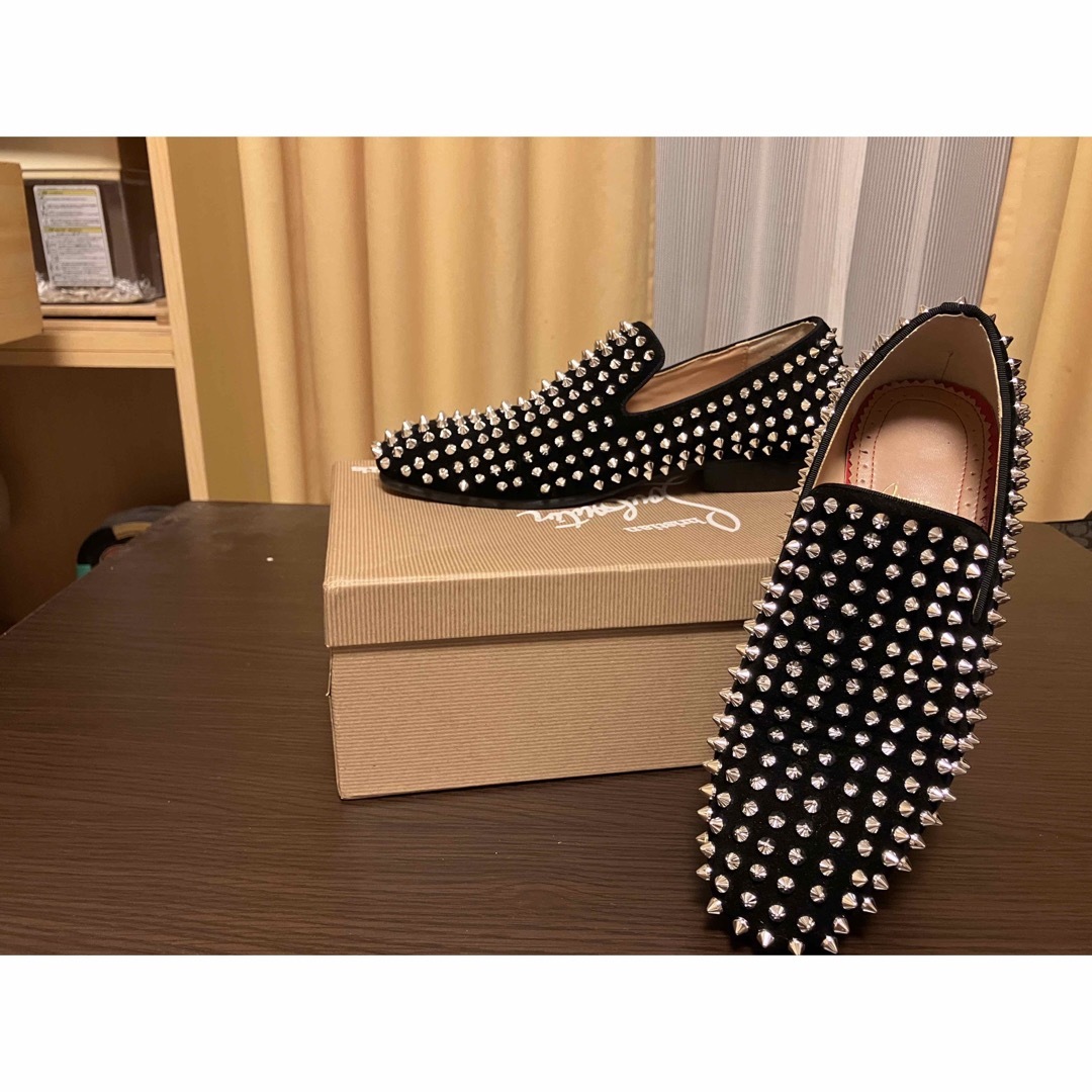 Christian Louboutin☆ローラーボーイ スタッズ シルバー