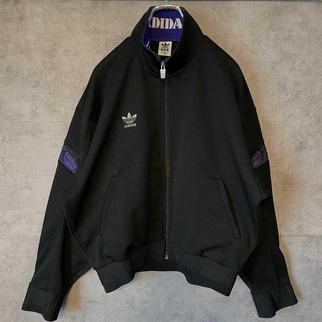 adidas - 【レトロ感抜群◎】adidasトラックジャケット古着デサント製