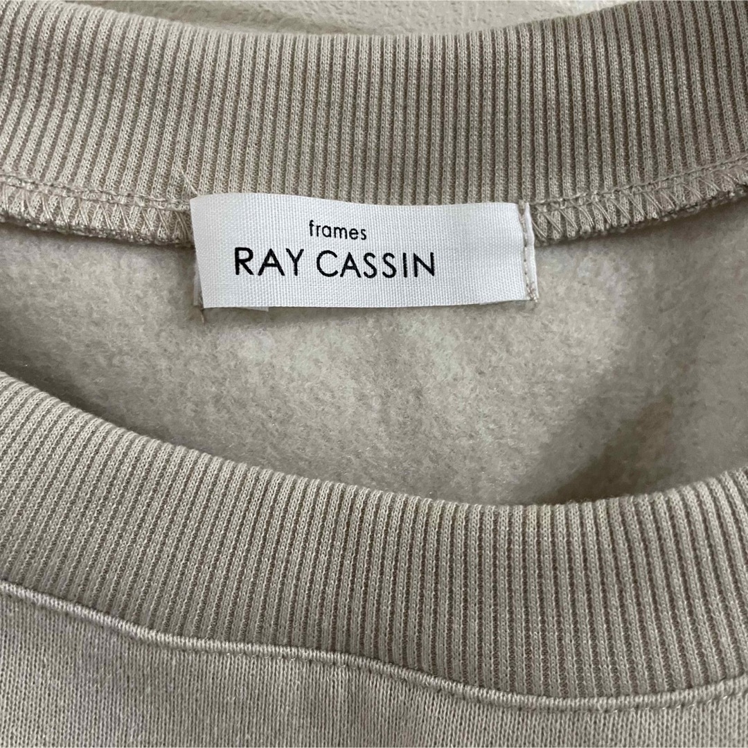 RayCassin(レイカズン)のray cassinレイカズン　ショート丈裏起毛トレーナー レディースのトップス(トレーナー/スウェット)の商品写真