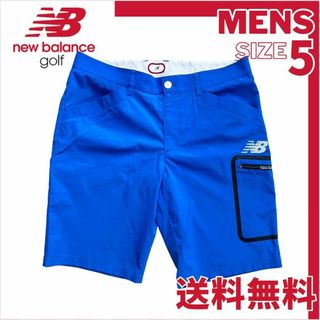 ニューバランスゴルフ(new balance golf)の【美品】ニューバランスゴルフ　メンズ　ハーフパンツ　サイズ５　Lサイズ(ウエア)