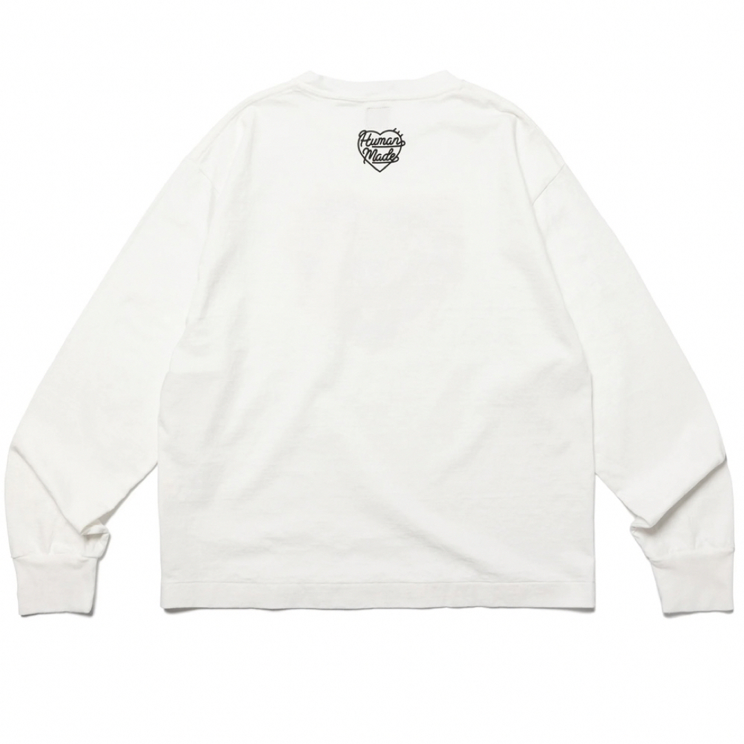 HUMAN MADE Graphic L/S T-Shirt #4 White HUMAN MADE Graphic L/S T-Shirt #4 White