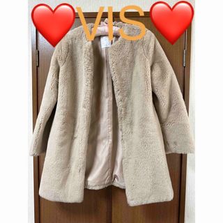 ヴィス(ViS)の❤️VIS❤️ビス❤️ふわふわサラサラ❤️コート❤️ジャケット❤️(毛皮/ファーコート)