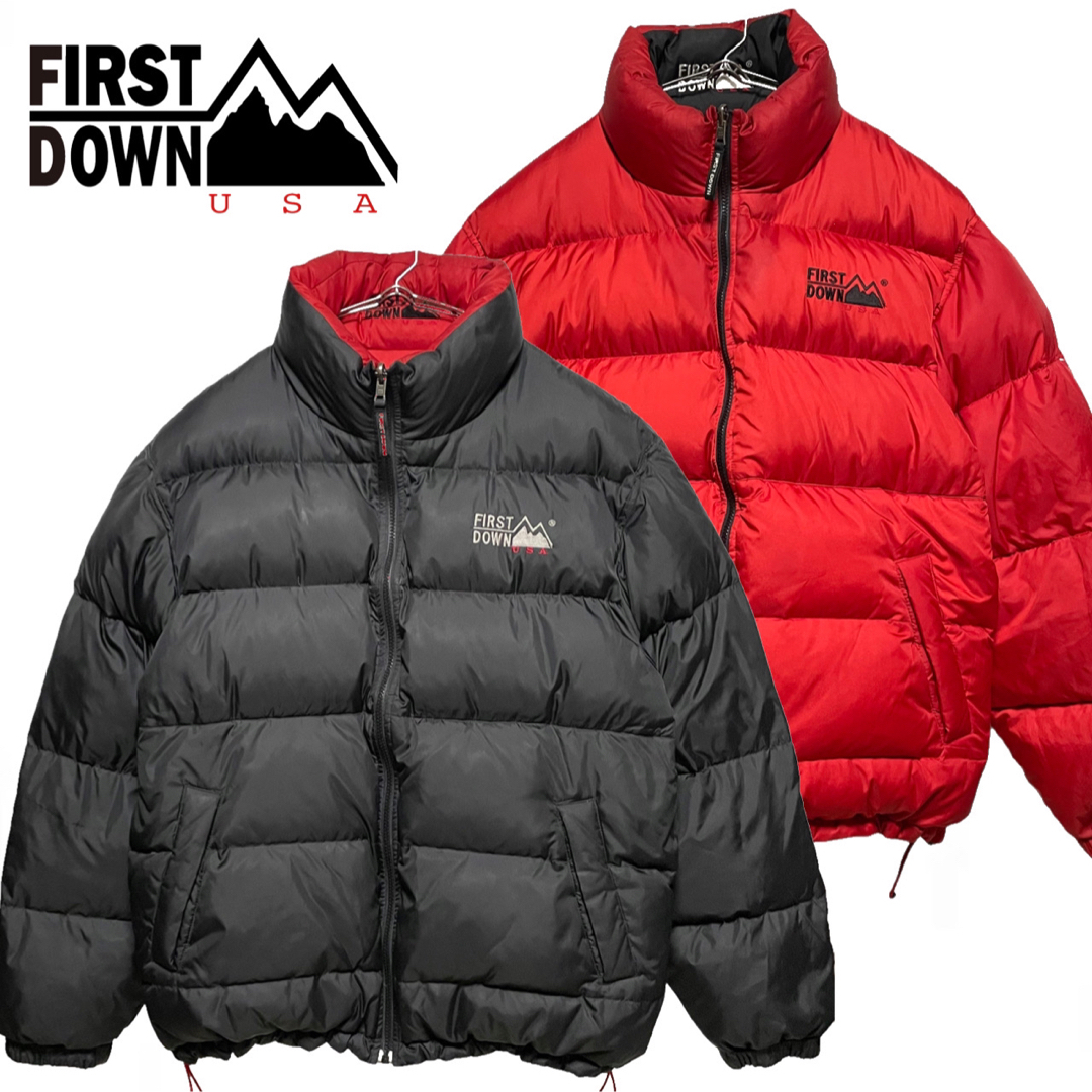 FIRST DOWN - 90s FIRST DOWN ファーストダウン リバーシブル ダウン ...