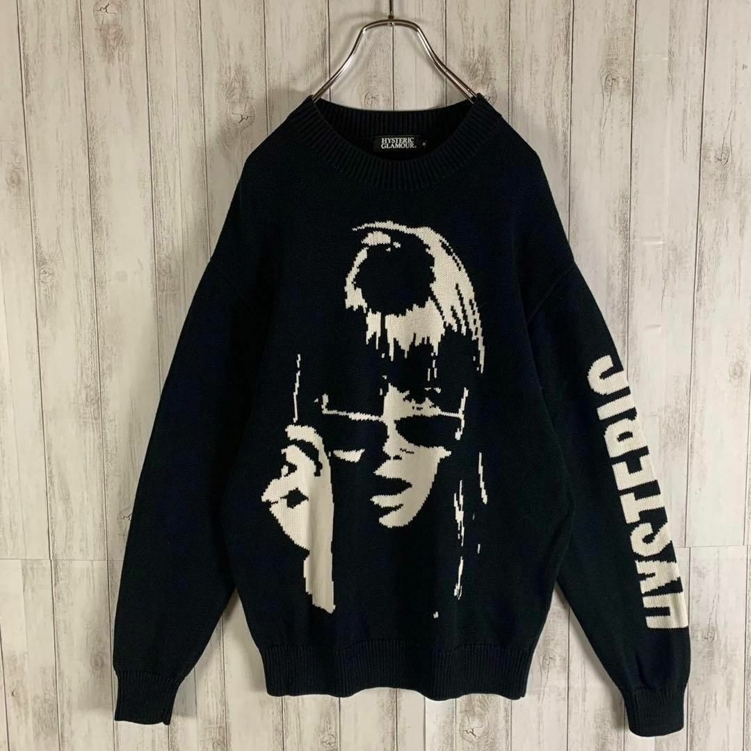 HYSTERIC GLAMOUR - 【超絶希少モデル】ヒステリックグラマー 即完売 全面ヒスガール 入手困難 ニットの通販 by 古着