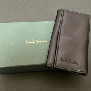 ポールスミス Paul Smith キーケース レザー 4連 ブラック　箱付き(キーケース)