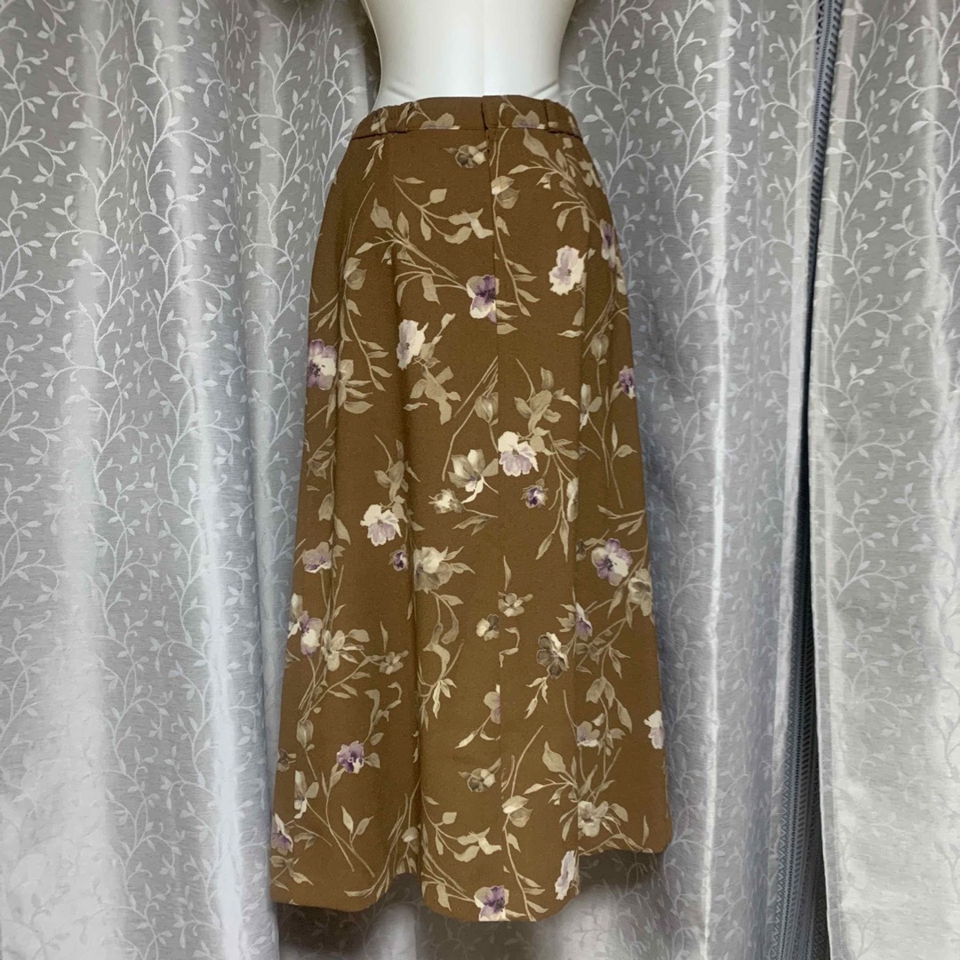 再値下げ　ブラウンマキシ丈スカート レディースのスカート(ロングスカート)の商品写真