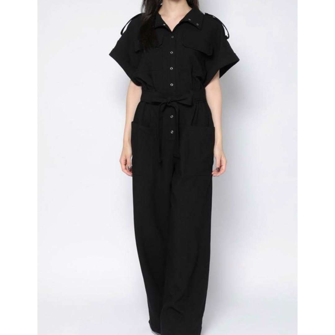 melt the lady stand collar jumpsuit