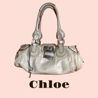 クロエ(Chloe)のChloeクロエ ハンドバッグ　カデナ　本皮(ハンドバッグ)