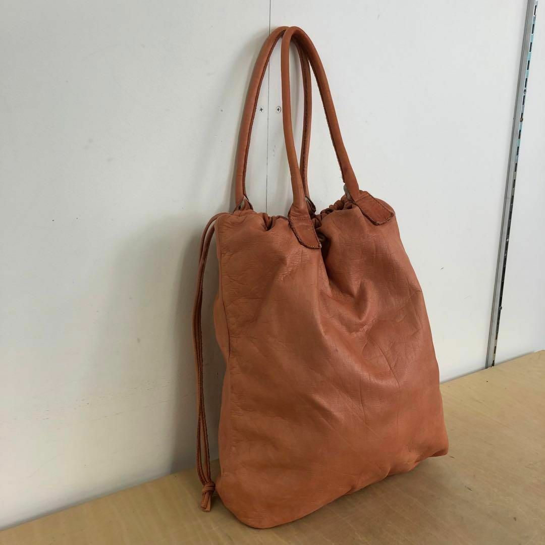 ampersand(アンパサンド)の【送料無料】Ampersand DYED TOTE BAG レザートートバッグ レディースのバッグ(トートバッグ)の商品写真