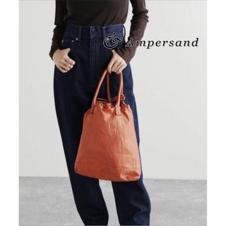 アンパサンド(ampersand)の【送料無料】Ampersand DYED TOTE BAG レザートートバッグ(トートバッグ)