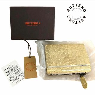 ブッテロ(BUTTERO)の【未使用・送料無料】BUTTERO PORTAFOGLIO 折り財布 箱付き(財布)