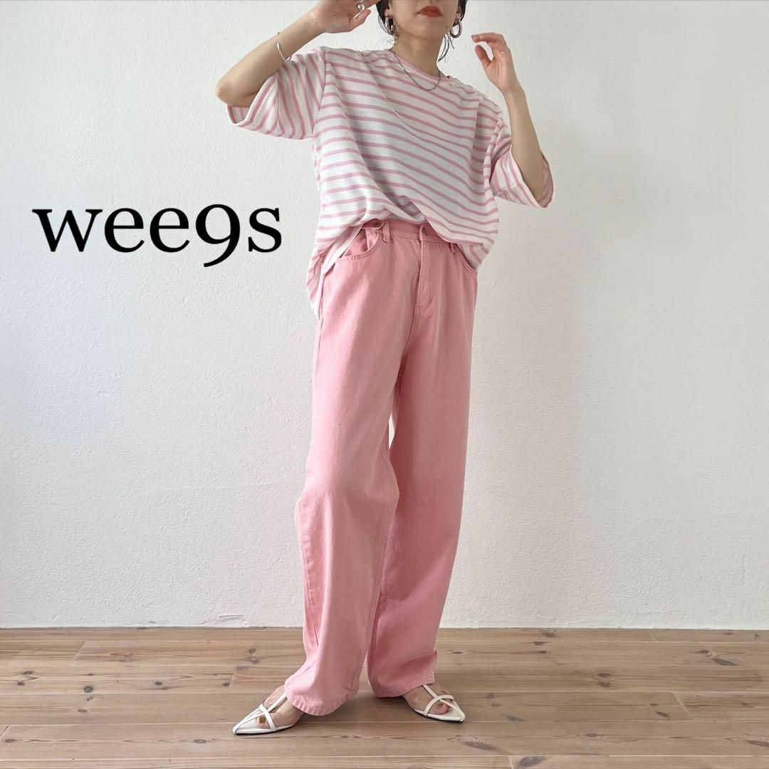 【送料無料】wee9s loose fit candy denim パンツ F