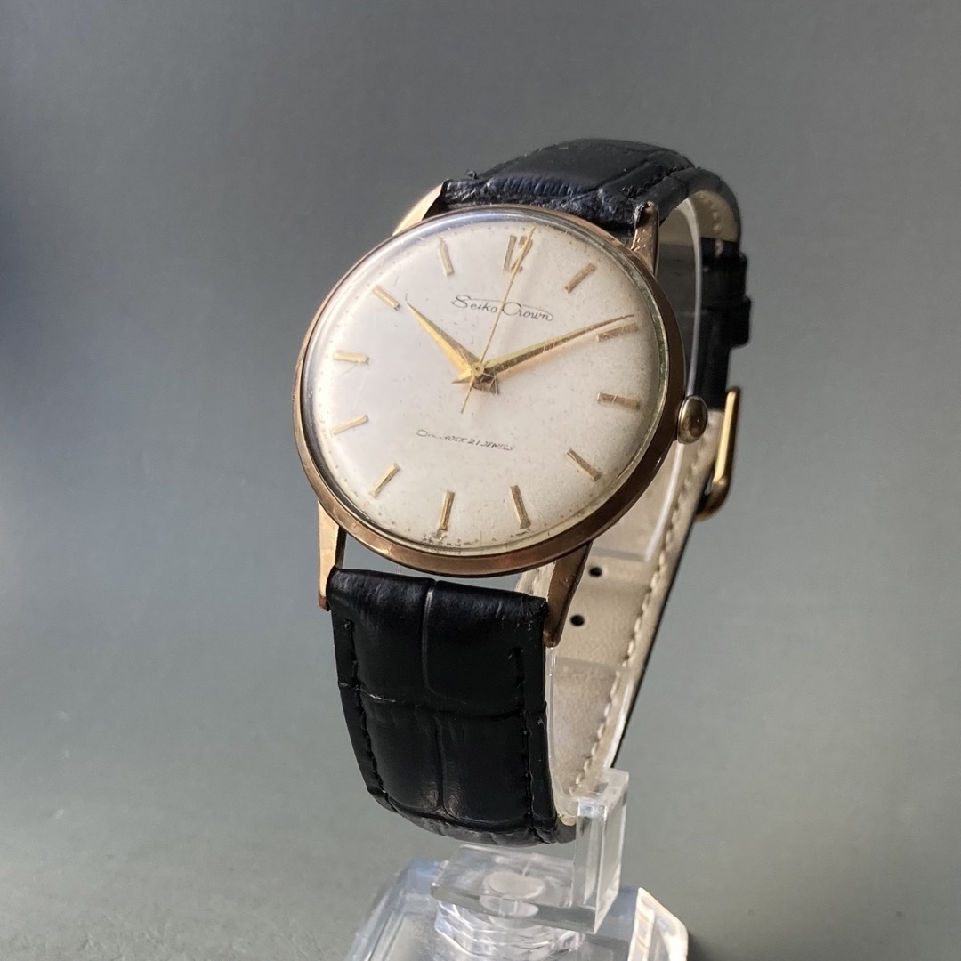 SEIKO - 【不動品】セイコー クラウン アンティーク 腕時計 1959年 手