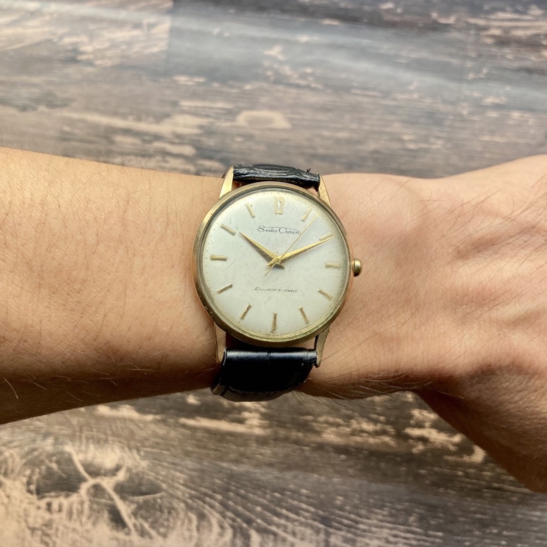 SEIKO - 【不動品】セイコー クラウン アンティーク 腕時計 1959年 手