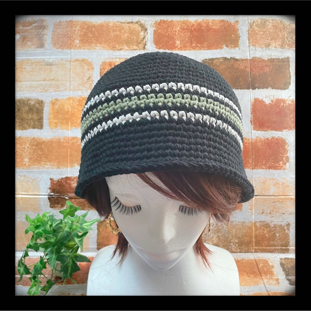 crochet hat クロシェハット クラッシャーハット - ニットキャップ