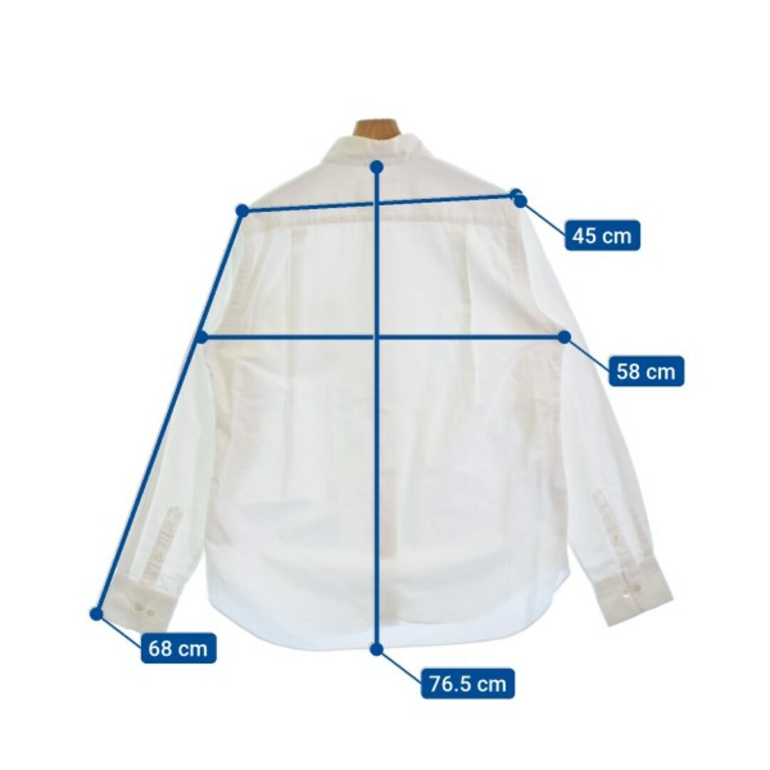 sacai(サカイ)のsacai サカイ カジュアルシャツ 3(L位) 白 【古着】【中古】 メンズのトップス(シャツ)の商品写真