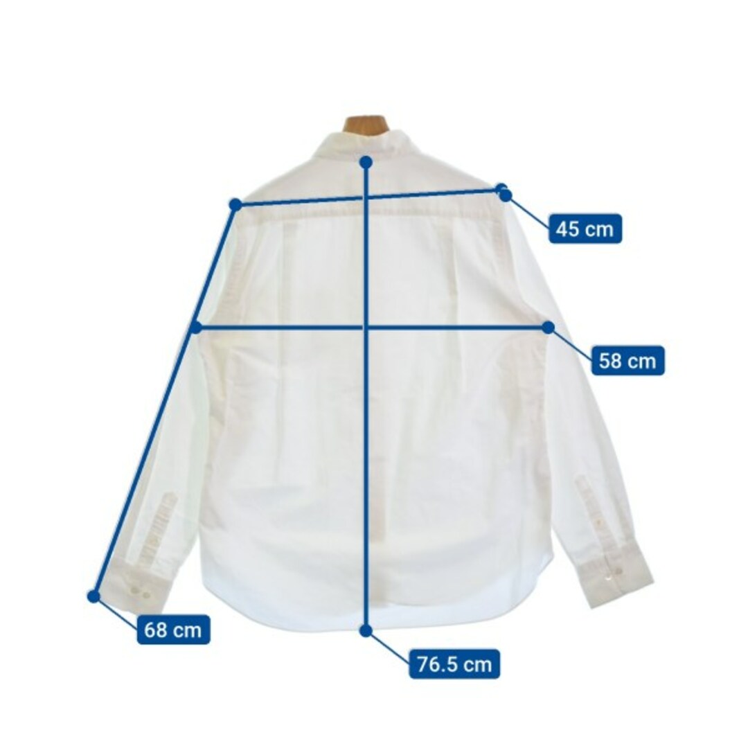 sacai - sacai サカイ カジュアルシャツ 3(L位) 白 【古着】【中古】の