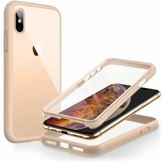 【色: グレーピンク】JEDirect iPhone XS と iPhone X(その他)