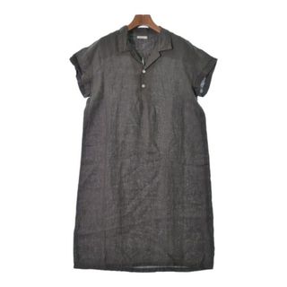 フォグリネンワーク(fog linen work)のfog linen work フォグリネンワーク ワンピース F カーキ 【古着】【中古】(ひざ丈ワンピース)