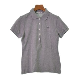 ラコステ(LACOSTE)のLACOSTE ラコステ ポロシャツ 36(XS位) グレー 【古着】【中古】(ポロシャツ)