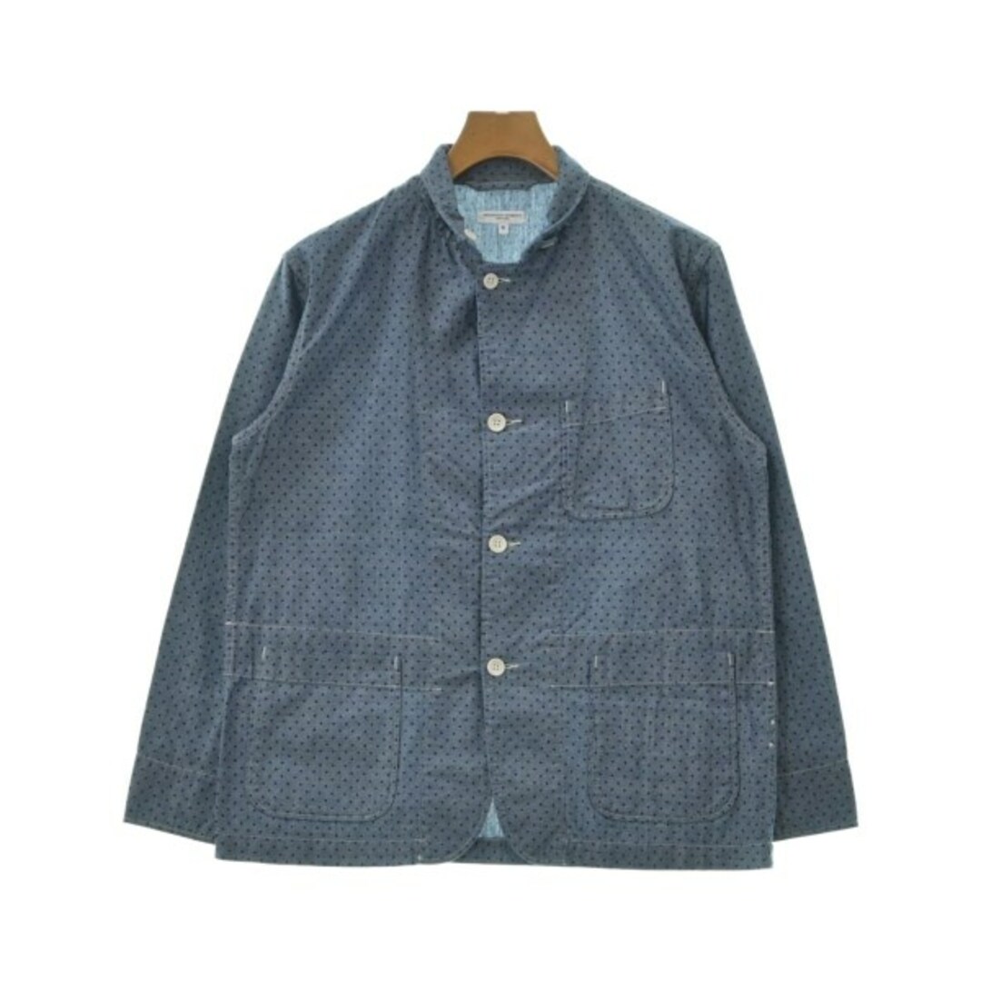 なし生地の厚さEngineered Garments ジャケット S 青x紺(ドット)