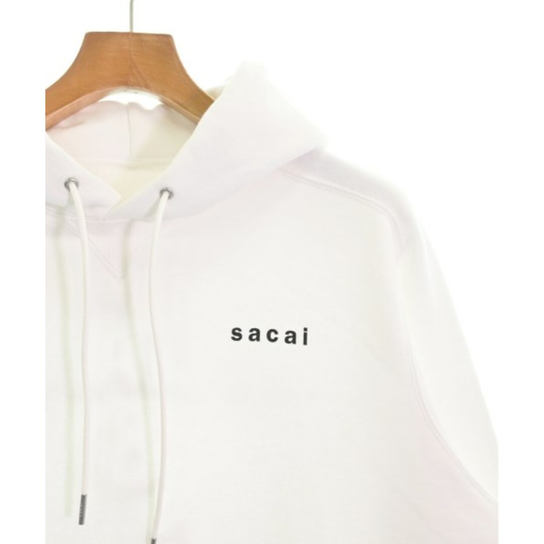 sacai - sacai サカイ パーカー 2(M位) 白 【古着】【中古】の通販 by