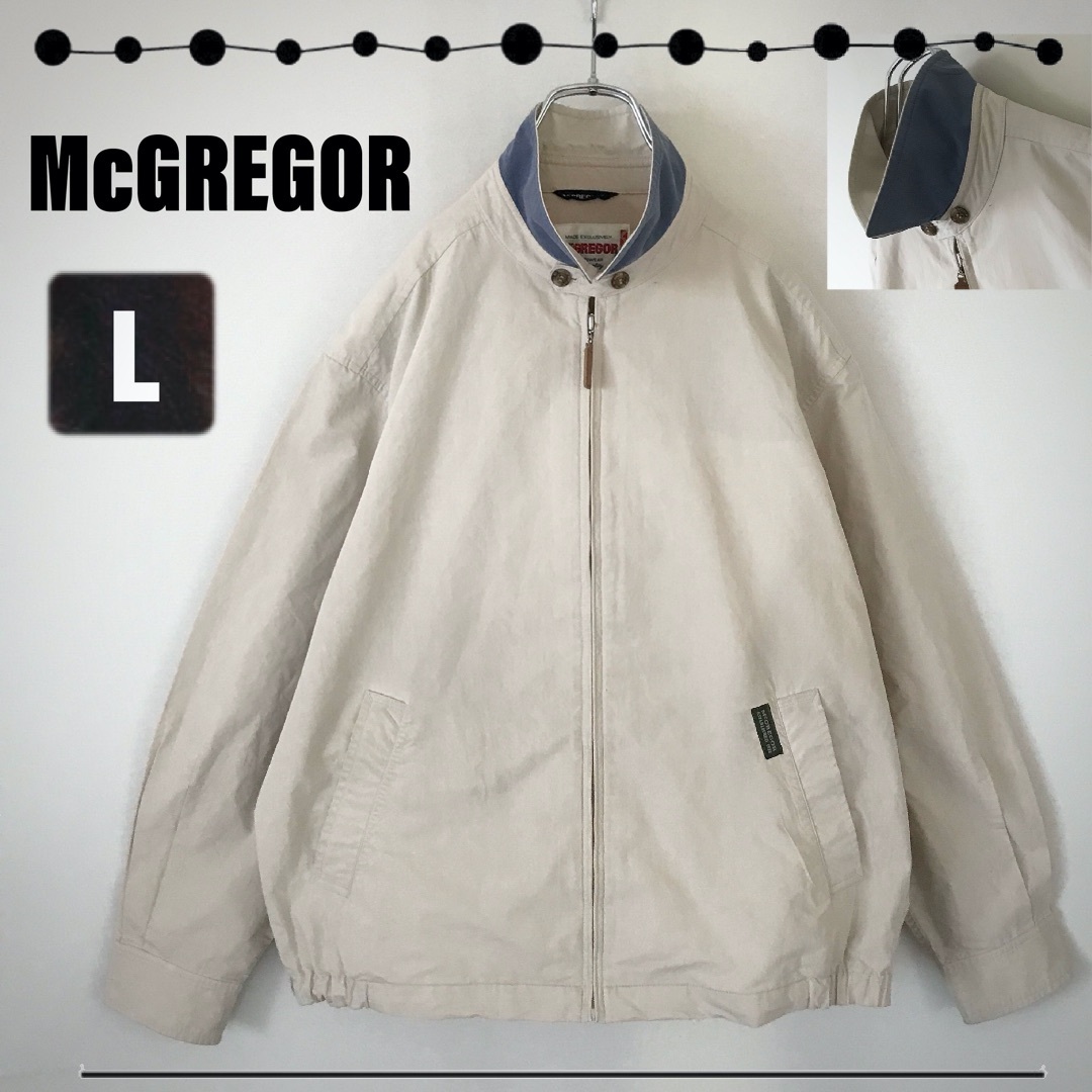 McGREGOR(マックレガー)のマックレガー★ビンテージ 雰囲気系★ドリズラー スィングトップ★襟切替デザイン メンズのジャケット/アウター(ブルゾン)の商品写真