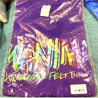 ワニマ(WANIMA)のWANIMA♡ライブTシャツ♡CMNC TOUR♡ダイダイカラーパープルLサイズ(ミュージシャン)
