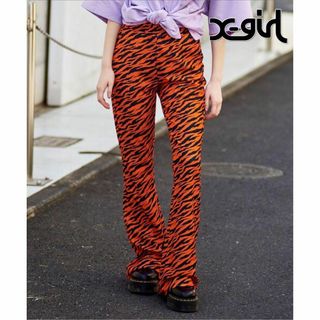 エックスガール(X-girl)のX-girl MULTI PATTERN EASY FLARE PANTS M(カジュアルパンツ)