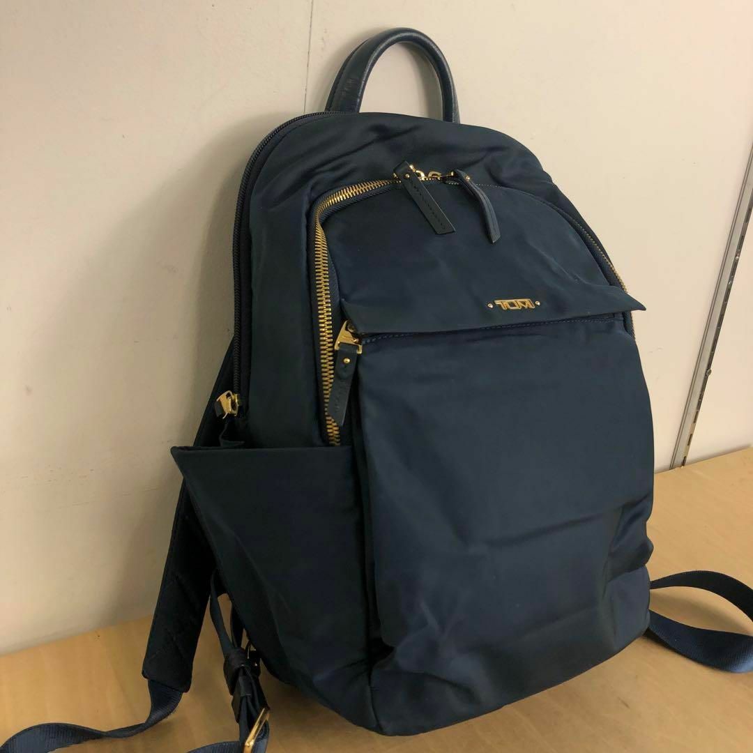 【送料無料】TUMI VOYAGEUR DANIELLA BACKPACK 紺