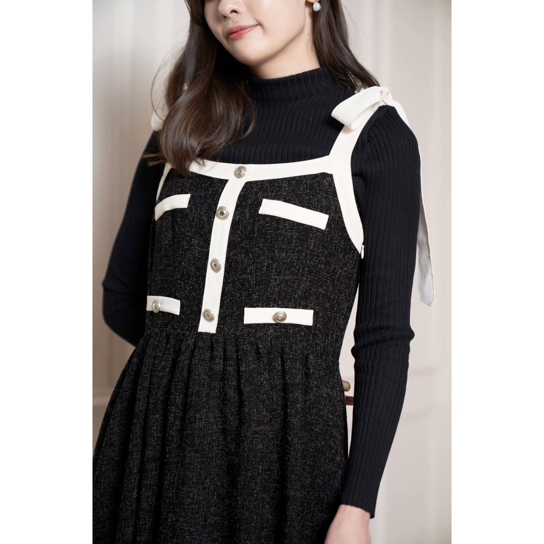 Her lip to - 【美品】Herlipto Verona Tweed Long Dressの通販 by