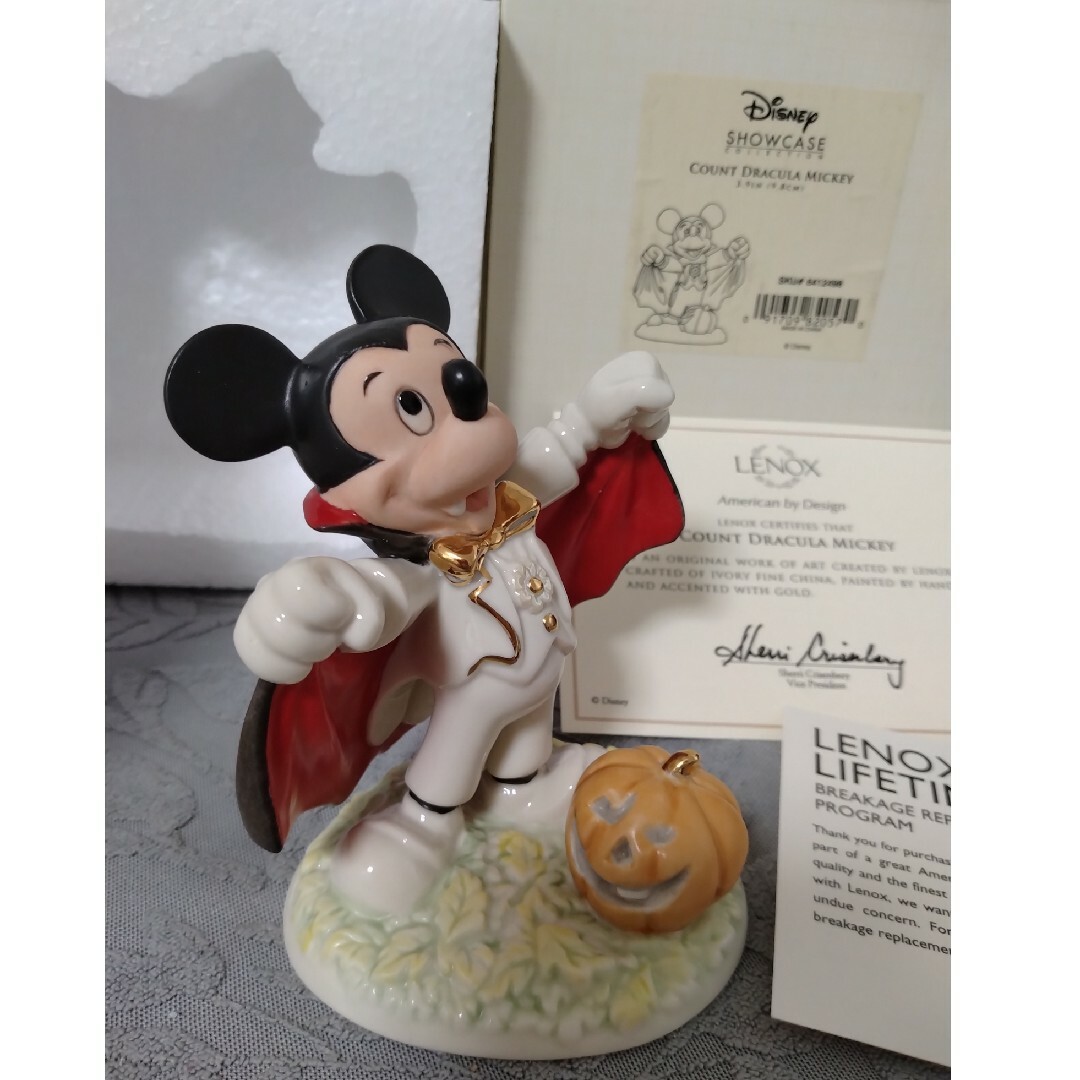 Disney(ディズニー)のディズニー　ミッキー　ドラキュラ　レノックス　ハロウィン　LENOX エンタメ/ホビーのフィギュア(その他)の商品写真