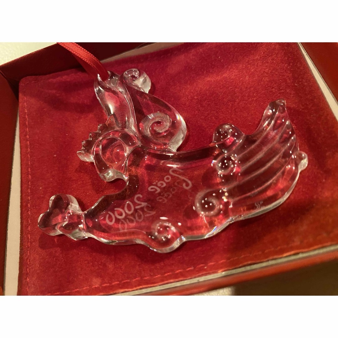 未使用 バカラ Baccarat クリスマスオーナメント 2000年-