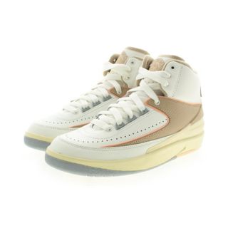 ナイキ(NIKE)のNIKE ナイキ スニーカー 22.5cm 白xベージュxピンクベージュ系等 【古着】【中古】(スニーカー)