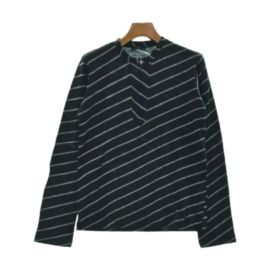 Y's ワイズ ニット・セーター -(M位) 黒x白(ストライプ) 【古着】【中古】 | フリマアプリ ラクマ