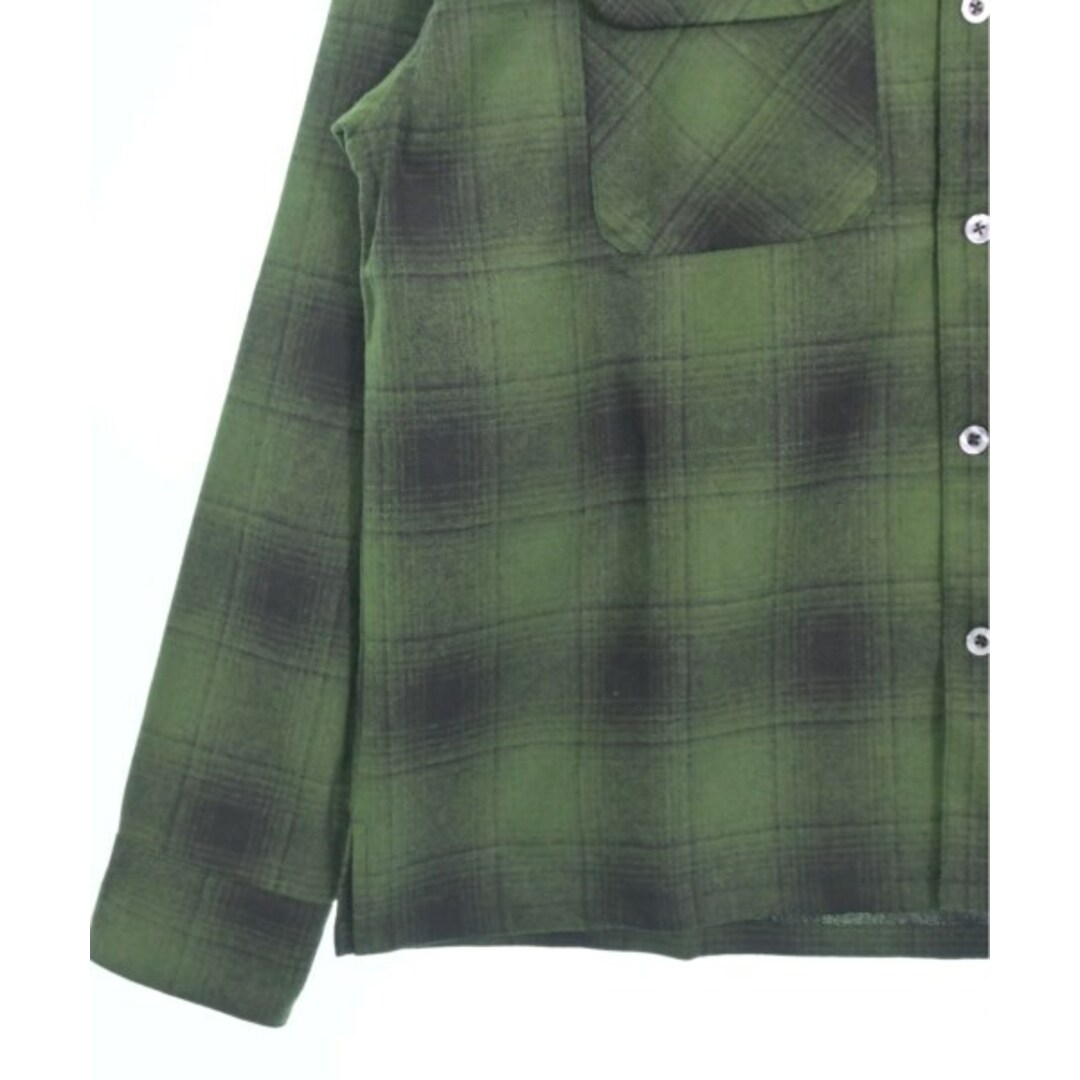 PENDLETON ペンドルトン カジュアルシャツ M 緑x黒(チェック) 【古着】【中古】