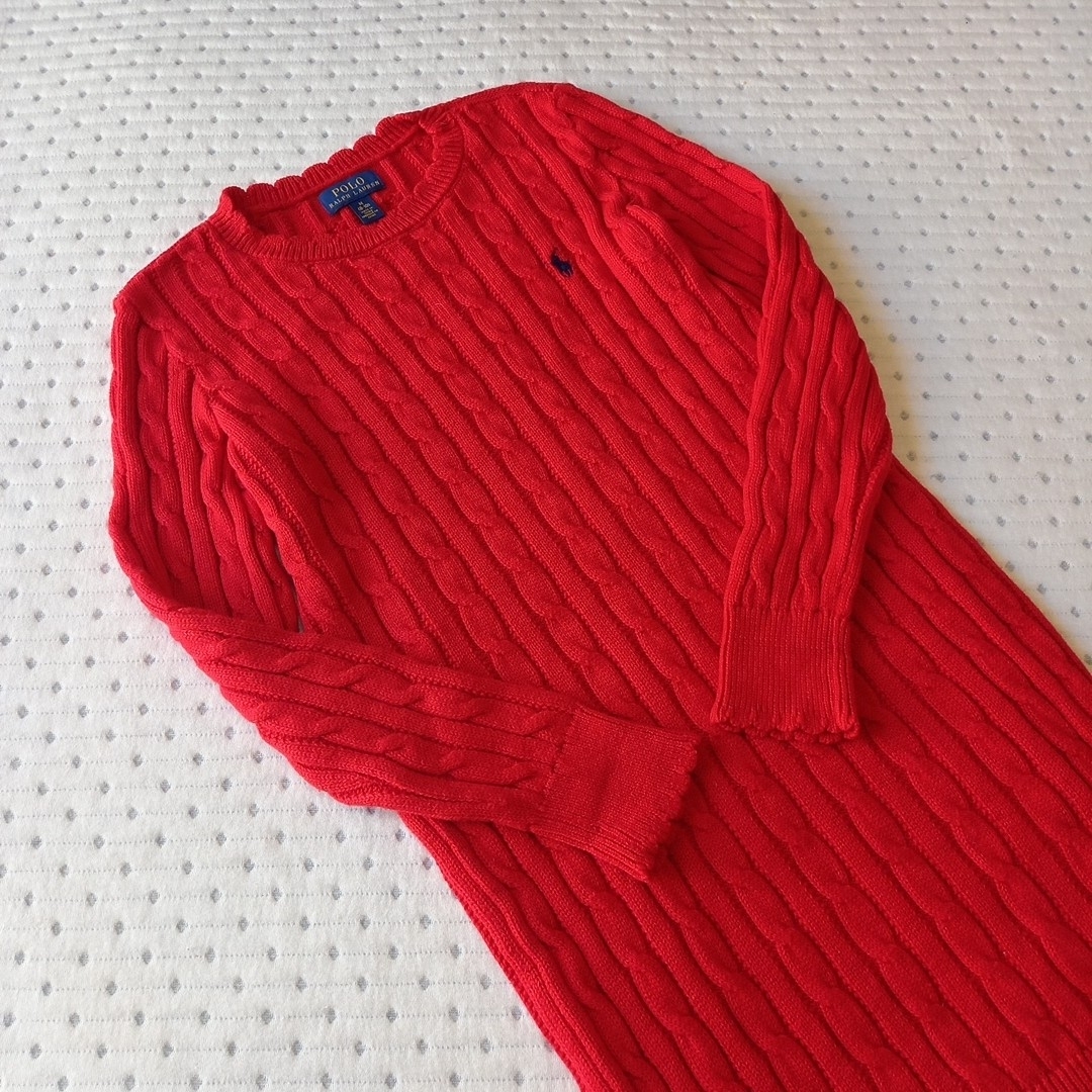POLO RALPH LAUREN - POLO RALPH LAUREN ケーブル ニットワンピース