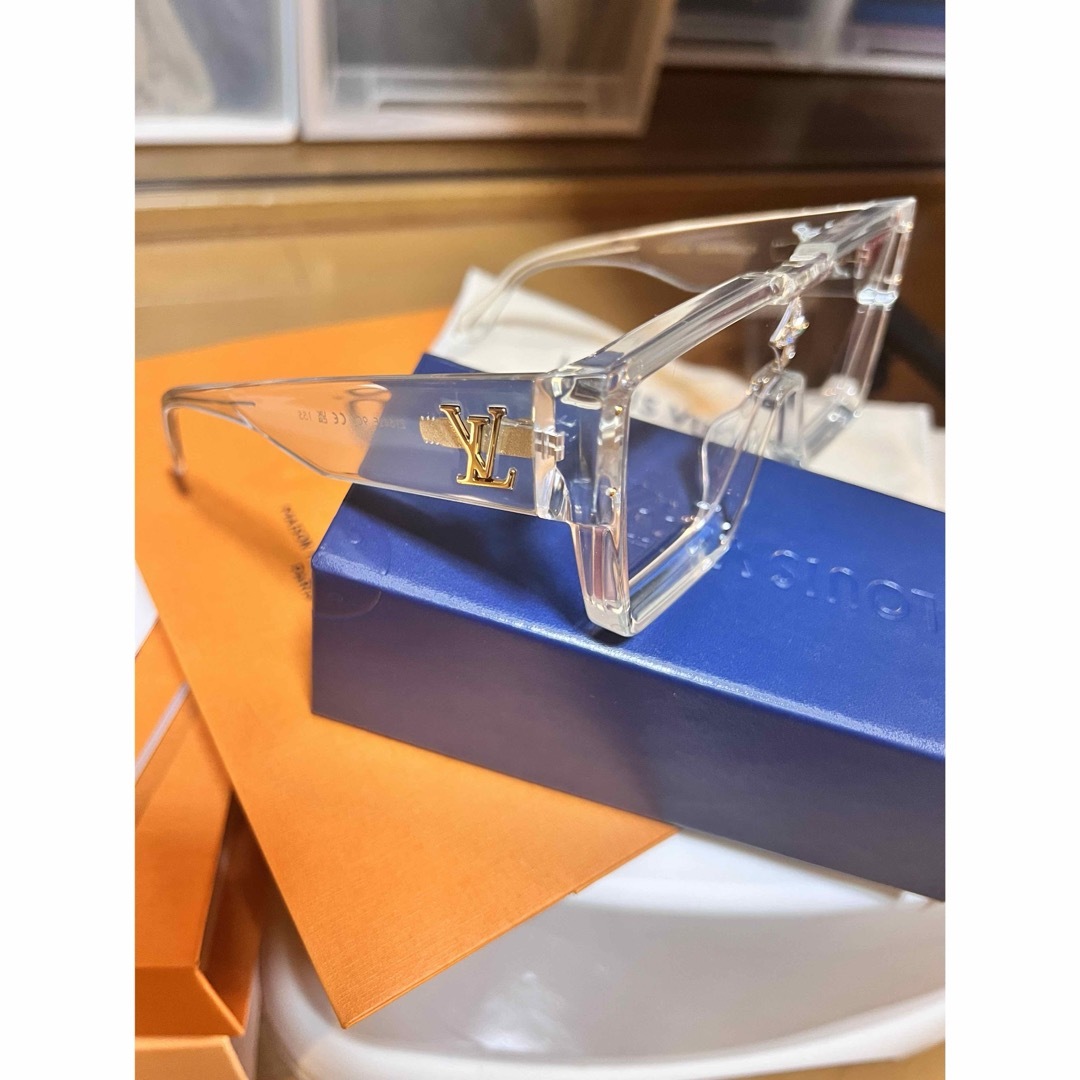 VUITTON サイクロン クリア サングラス スケルトン ヴィトン