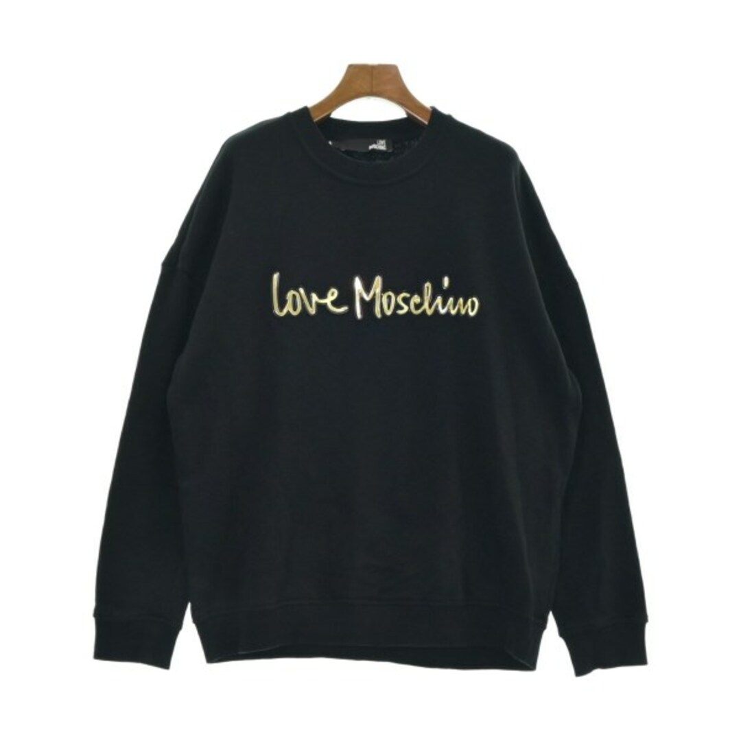 LOVE MOSCHINO ラブモスキーノ スウェット S 黒