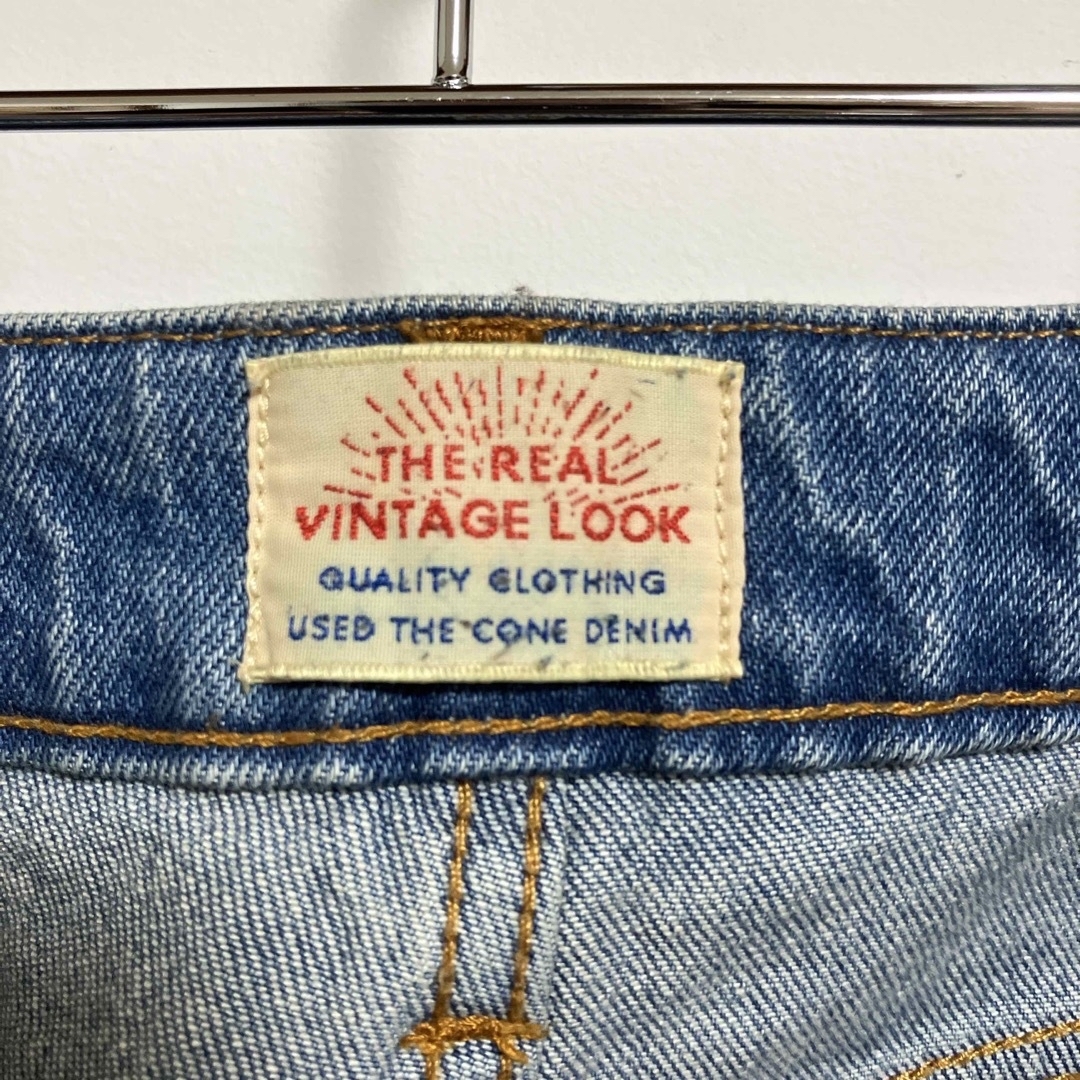 KELLY vintagedenim フレアデニム　Ｌサイズ　即完売品　スリット 8