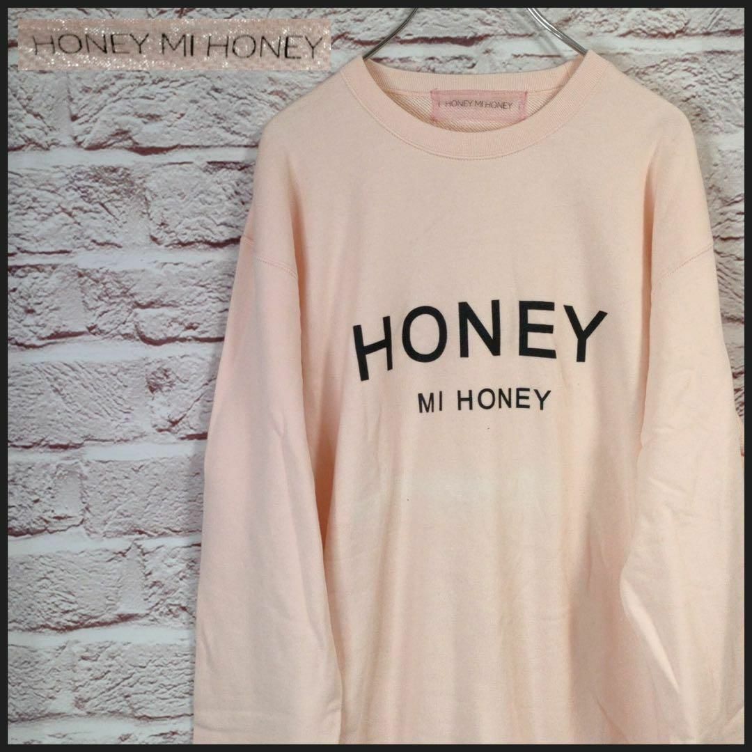 HONEYHONEY　ハニーハニー トレーナー　ロゴ レディース