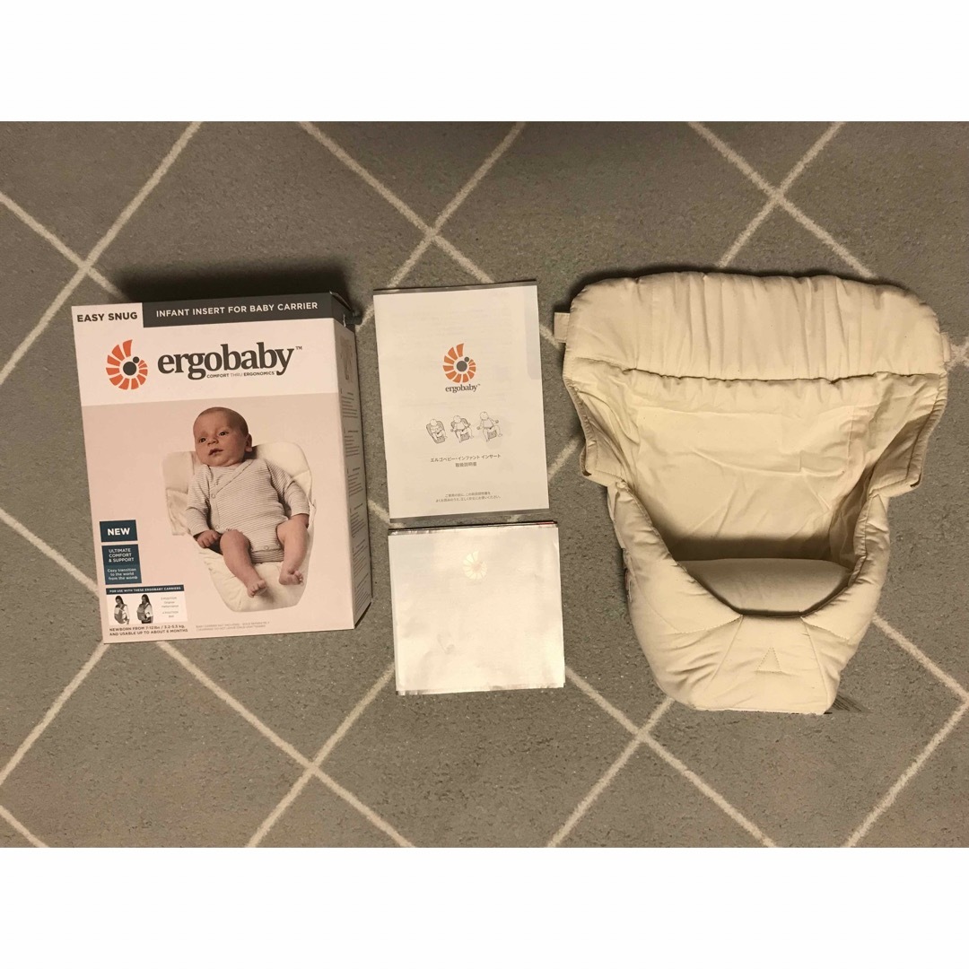 Ergobaby(エルゴベビー)のインファント インサート / エルゴベビー キッズ/ベビー/マタニティの外出/移動用品(抱っこひも/おんぶひも)の商品写真