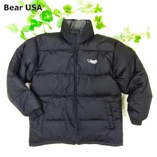 希少】Bear USA ベアー ダウンコート ロング 黒-