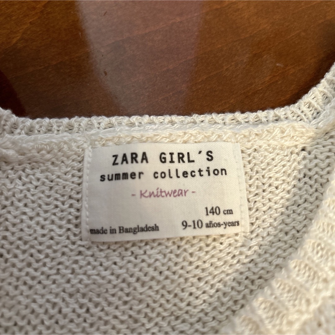 ZARA(ザラ)のZARA セーター キッズ/ベビー/マタニティのキッズ服女の子用(90cm~)(ニット)の商品写真