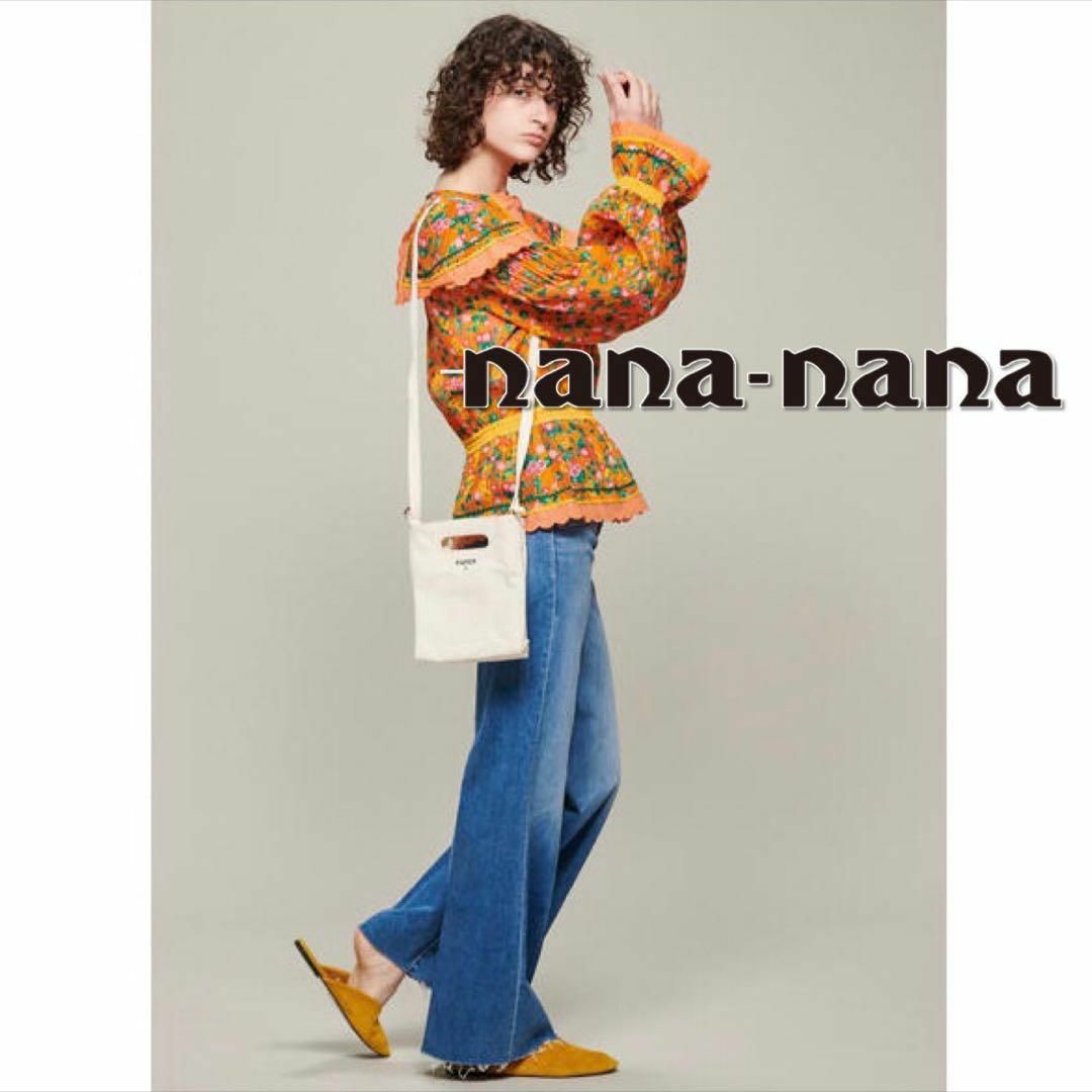 【送料無料】nana-nana A5 ショルダーバッグ ミニトート キャンバス