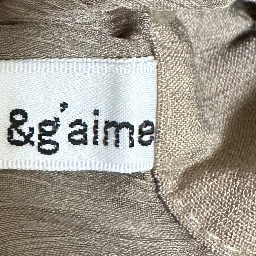 21SS & g'aime 楊柳シアーワンピース 6