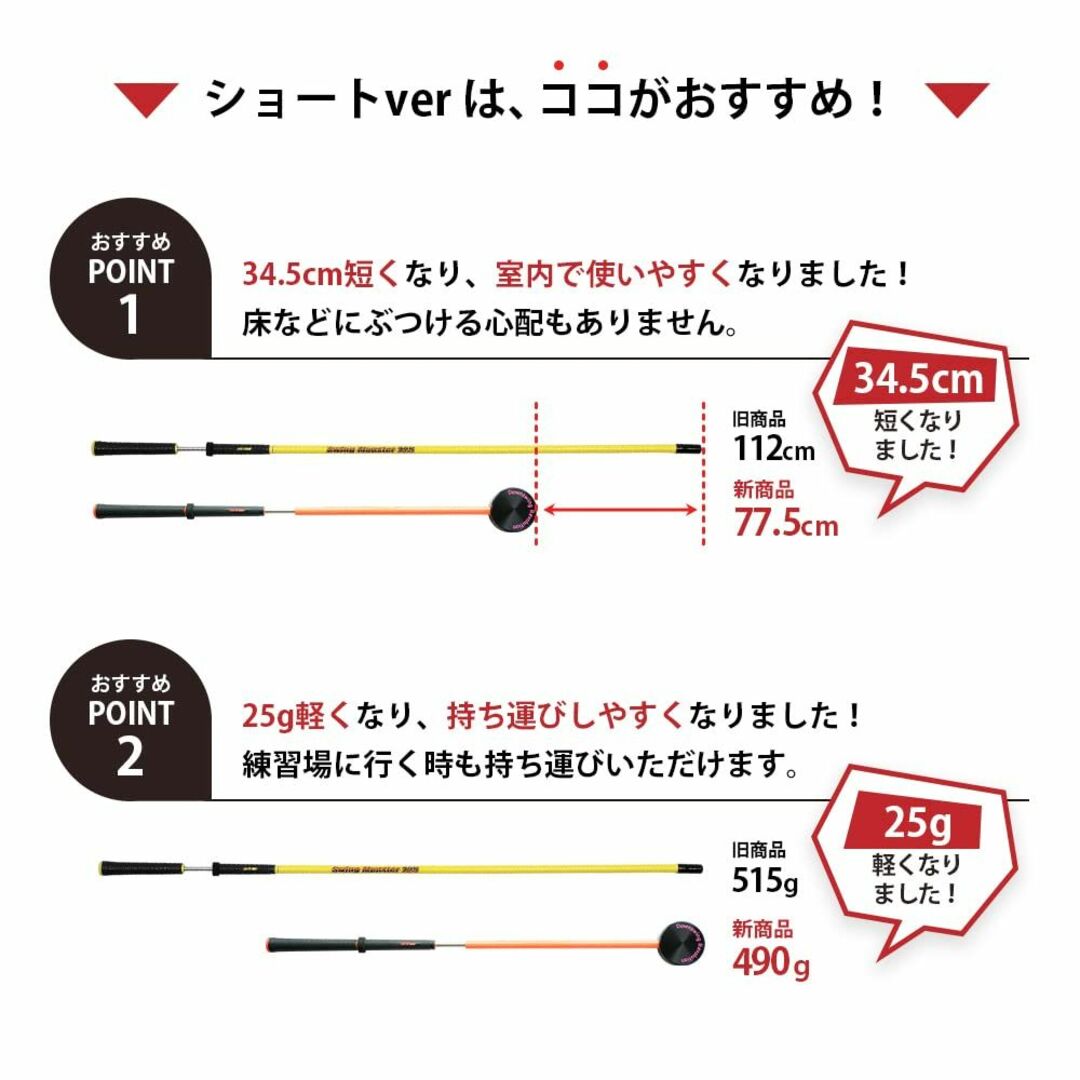 スイングモンスター H ショートバージョン ゴルフ スイング